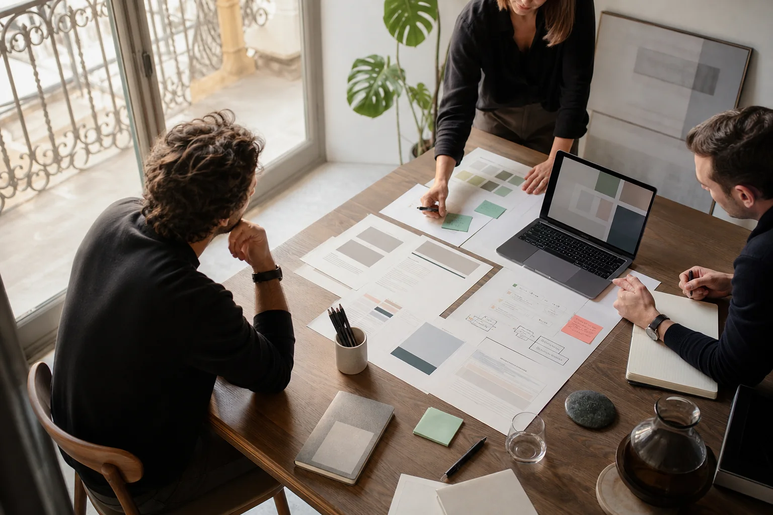Sesión de estrategia y planificación digital