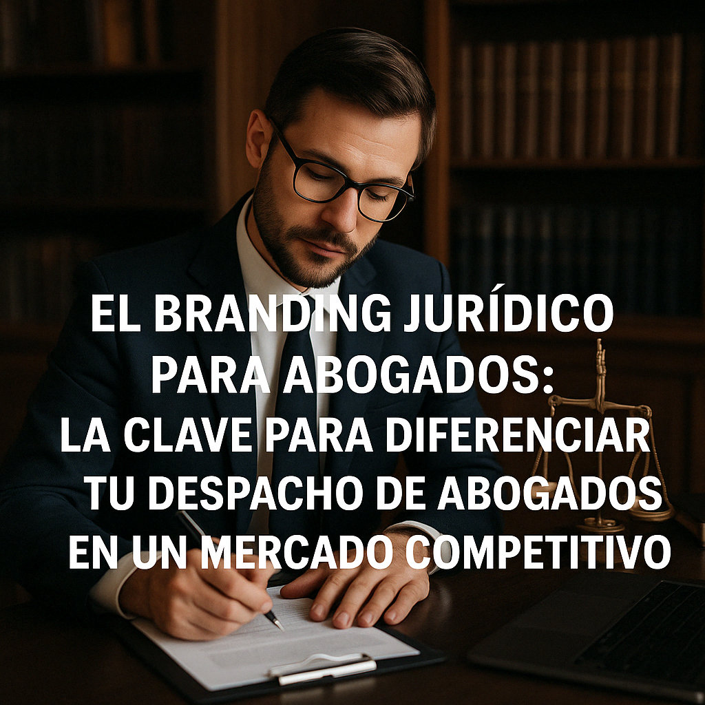 Abogado analizando el branding jurídico del despacho
